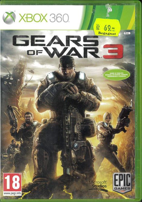 Huvudbild Gears of War 3 (X360) beg