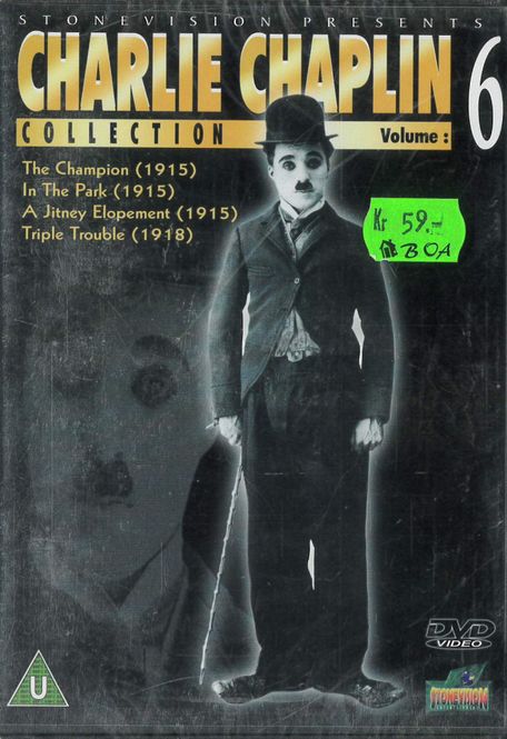 Huvudbild Charlie Chaplin - Filmhistoriens störste 6 (dvd)