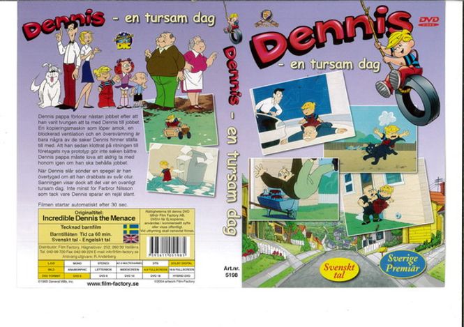 Huvudbild Dennis 4  - En Tursam Dag (DVD)