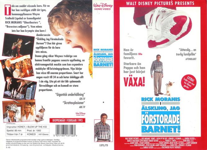 Huvudbild ÄLSKLING,JAG FÖRSTORADE BARNET (VHS) fd hyr