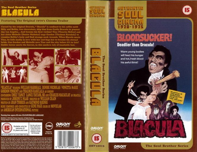 Huvudbild BLACULA (VHS) UK