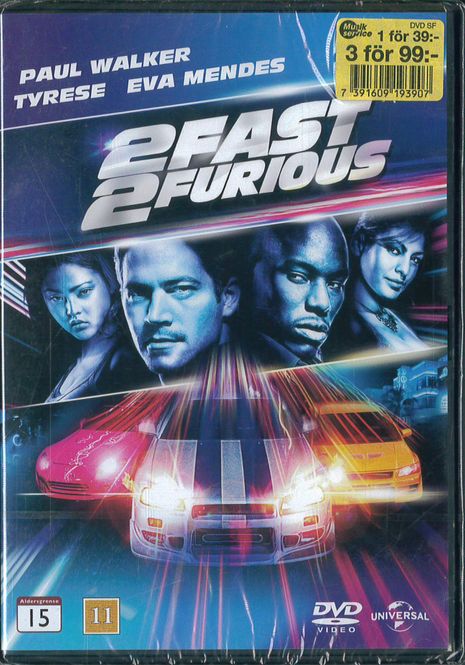 Huvudbild Fast & Furious 2 (2Fast 2 Furious) dvd