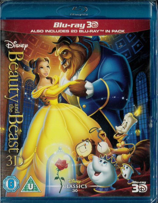 Huvudbild Beauty and the beast 3D (Blu-ray) import