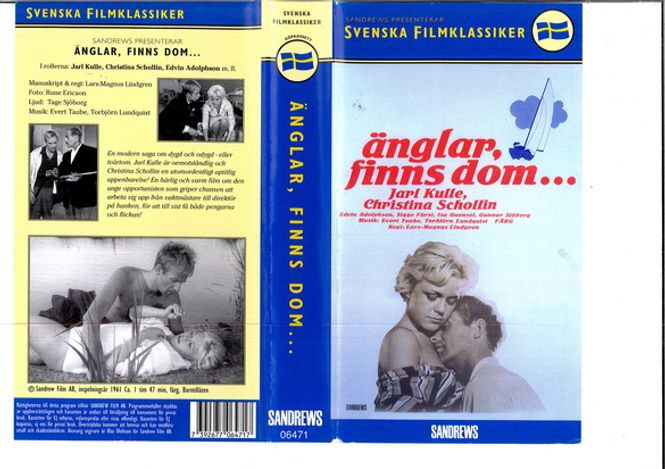 Huvudbild ÄNGLAR, FINNS DOM (VHS) BLÅ