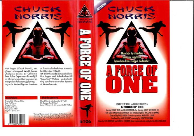 Huvudbild A Force of One - (vhs)