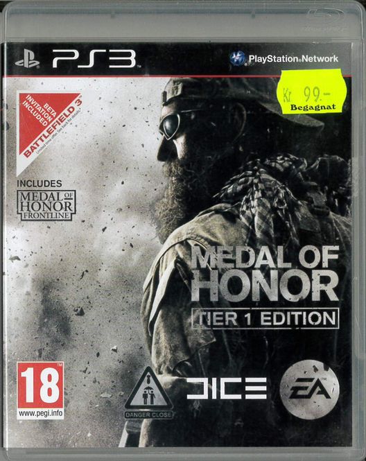 Huvudbild Medal of Honor: Tier 1 Edition (2010) (ps3) beg