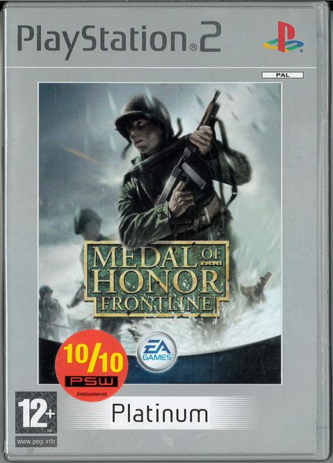 Huvudbild Medal of Honor - Frontline  - platinum (Ps2) beg