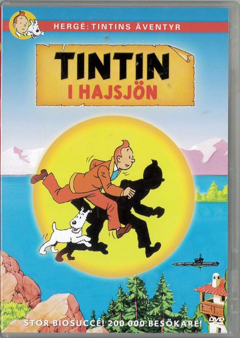 Huvudbild Tintin i Hajsjön (dvd) beg