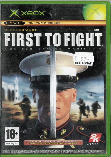 Huvudbild First To Fight   (Xbox) Beg