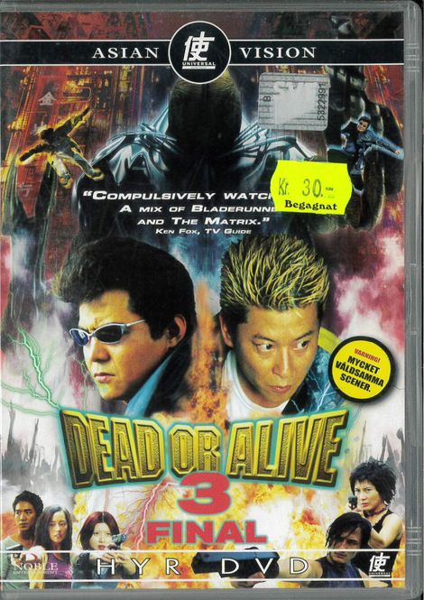 Huvudbild Dead or Alive 3 - Final (dvd) fd hyr