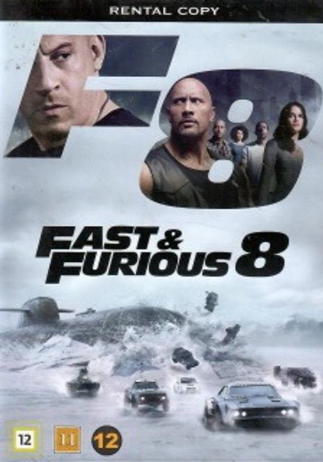 Huvudbild Fast & Furious 8 (dvd) fd hyr