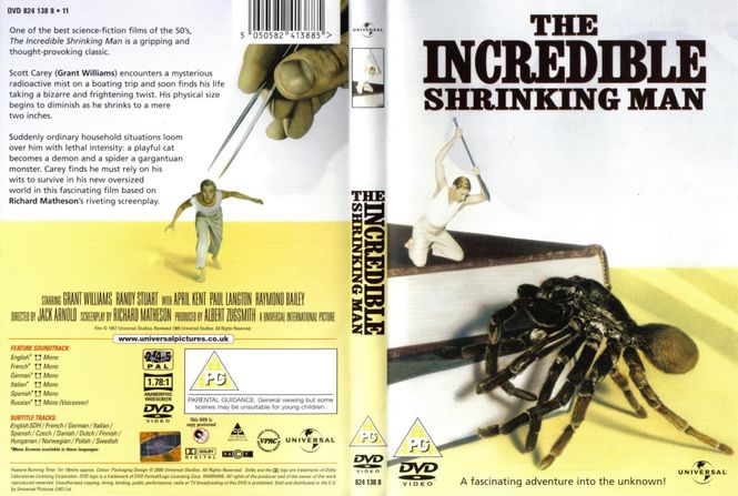 Huvudbild Incredible Shrinking Man, The (1957) beg dvd ...