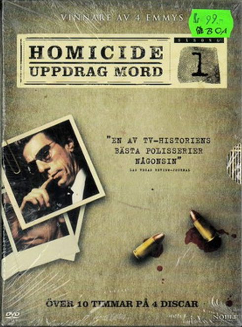 Huvudbild Uppdrag mord - Homicide - Säsong 1 (dvd) beg