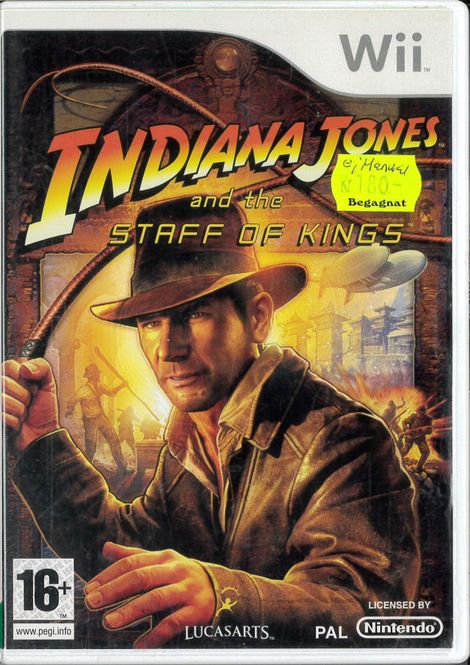 Huvudbild Indiana Jones and the Staff of Kings (Wii) beg ej ...