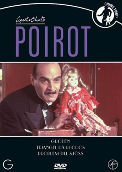 Poirot  4 Gropen / Triangel på Rhodos / Problem till sjöss  (DVD)beg