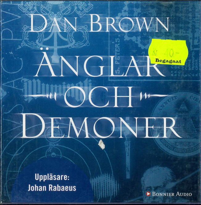 Huvudbild DAN BROWN: ÄNGLAR OCH DEMONER (ljudbok) beg