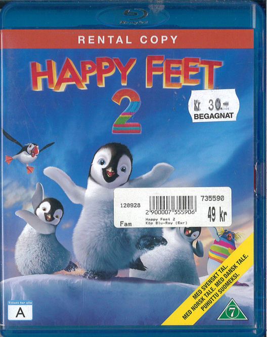 Huvudbild Happy Feet 2 (Blu-ray) FD HYR