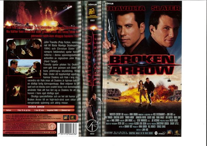 Huvudbild Broken Arrow  (VHS)