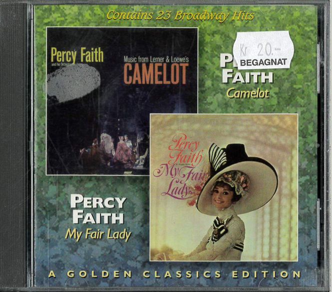 Huvudbild Percy Faith – Camelot / My Fair Lady (CD) ...