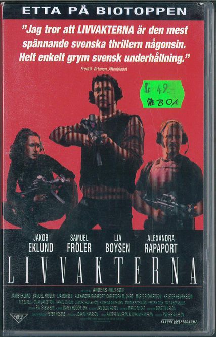 Huvudbild Livvakterna   (VHS) ny
