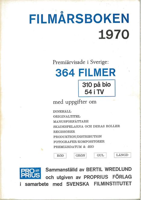 Huvudbild filmårsboken 1970