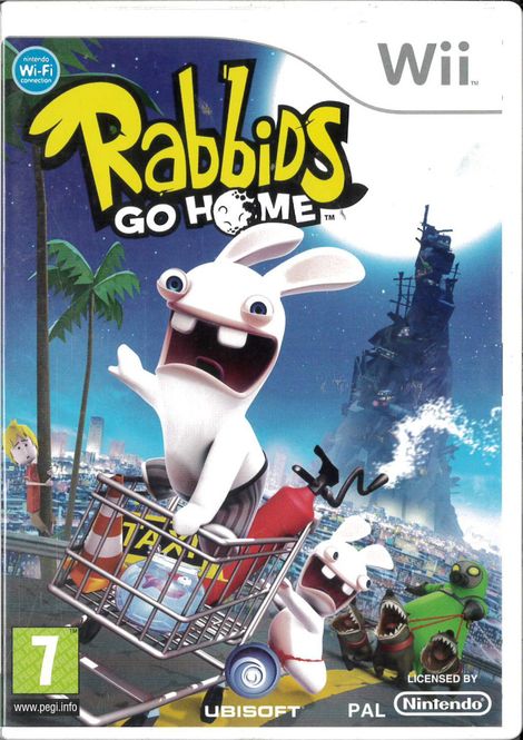 Huvudbild Rabbids Go Home  (Wii) beg