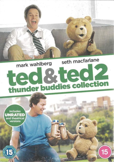 Huvudbild Ted & Ted 2 (dvd) import