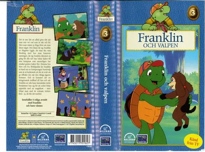 Huvudbild Franklin 3 - Och valpen (vhs)