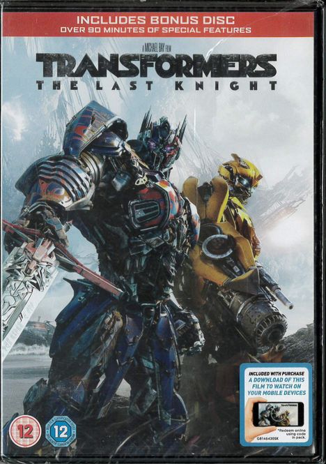 Huvudbild Transformers 5 - The Last Knight (DVD) uk import