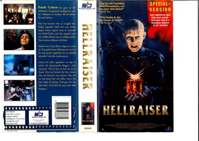 Bild på Hellraiser (1987) vhs