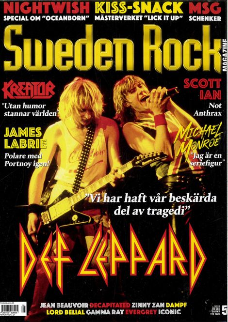 Huvudbild Sweden Rock Magazine 2022: #5