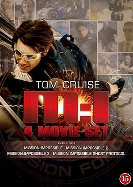 Mission: Impossible 1-4 Quadrilogy (4-disc) beg dvd