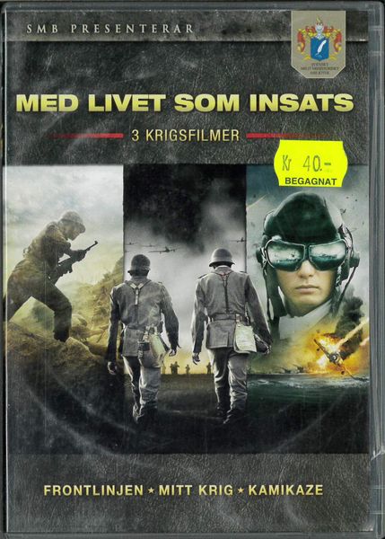 Med Livet Som Insats (3 krigsfilmer) beg dvd