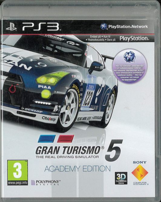 Huvudbild Gran Turismo 5 academy edition (Ps3) beg