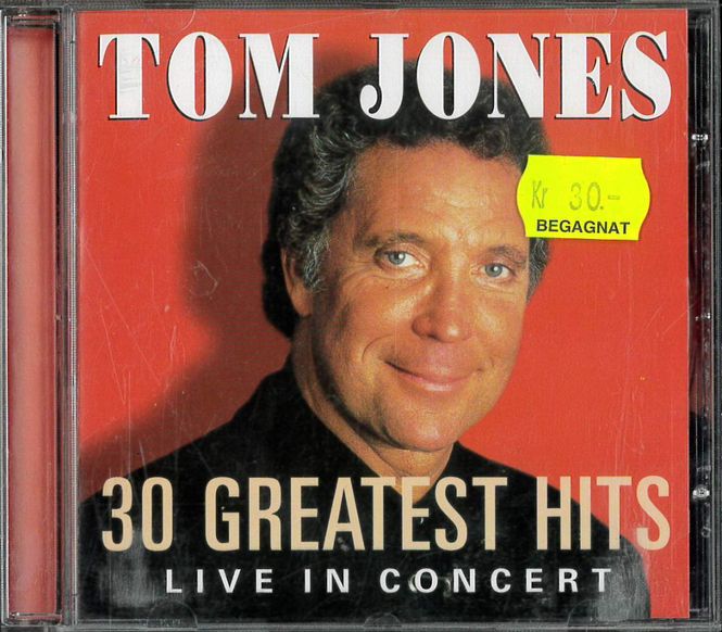 Huvudbild Tom Jones - 30 greatest Hits live in concert ...