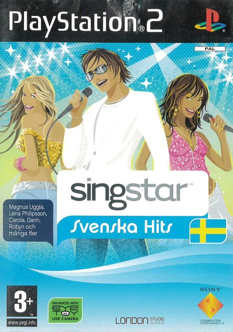 Huvudbild Singstar Svenska Hits  (ps2) beg