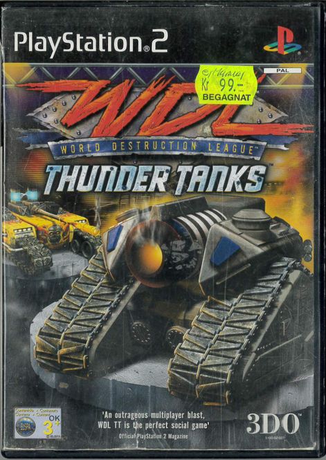 Huvudbild World Destruction League - thunder tanks (Ps2) ...