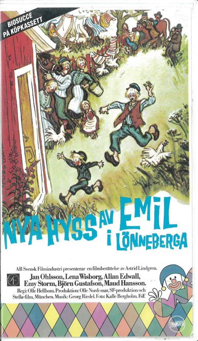 Huvudbild Nya hyss av Emil i Lönneberga (vhs) rutig