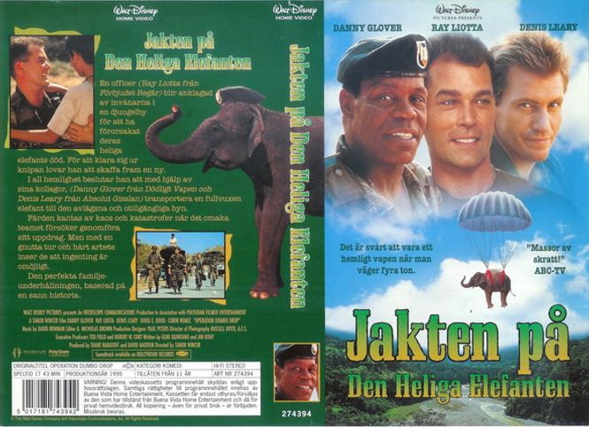 Huvudbild JAKTEN PÅ DEN HELIGA ELEFANTEN (VHS) fd hyr