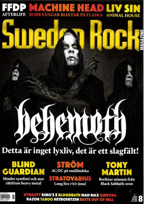 Huvudbild Sweden Rock Magazine 2022: #8