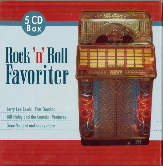Huvudbild Rock'n'Roll favoriter 5cd box (CD) begagnad