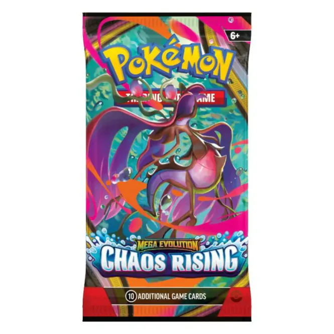 Huvudbild Pokémon Mega Evolution: Chaos Rising Booster Pack