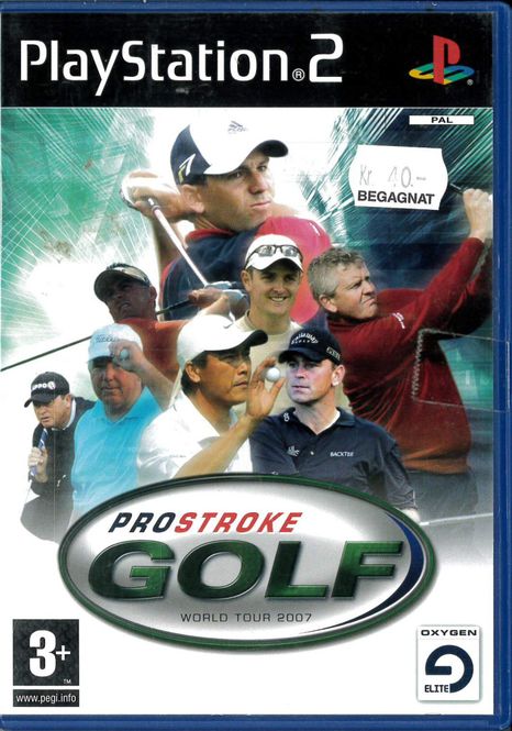 Huvudbild ProStroke Golf world tour 2007  (ps2) beg