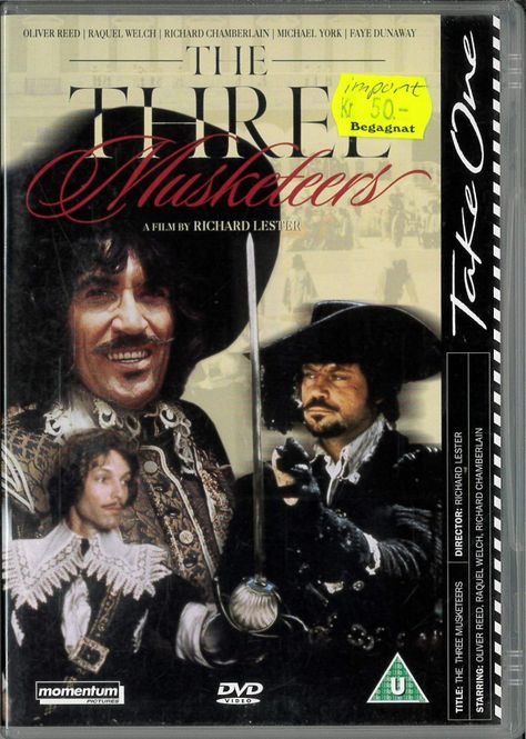 Huvudbild Three musketeers (dvd) beg import