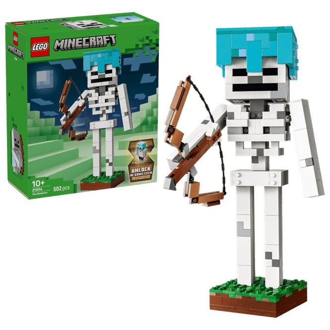 Huvudbild Minecraft - Skelettet (Lego)