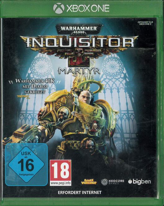 Huvudbild Warhammer 40,000: Inquisotor - martyr (XboxOne) ...
