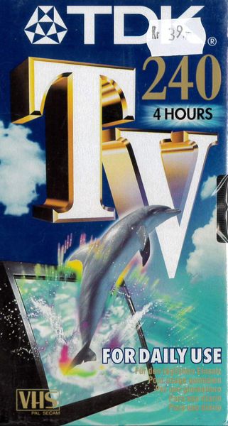 TDK TV 240MIN (vhs)