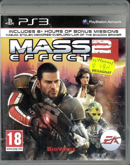 Huvudbild Mass Effect 2   (Ps3 beg) ej manual