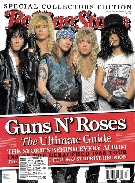 Rolling Stone Special Collectors Edition 2016: Guns N' Roses 