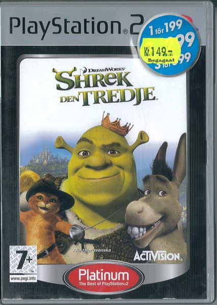 Shrek the Third (Shrek 3) platinum  (ps2) beg